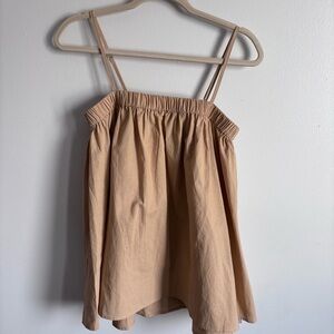 NWT Commense Beige Spaghetti Strap Tank Top M